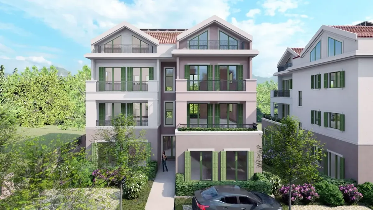 One bedroom apartment in the new residential complex Mrcevac, Tivat — property view 5