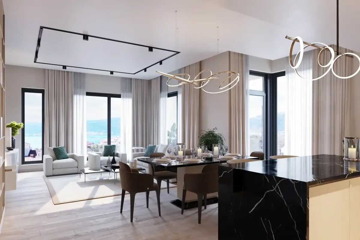 Two-bedroom apartment in the Tivat&Residences complex — property view 4