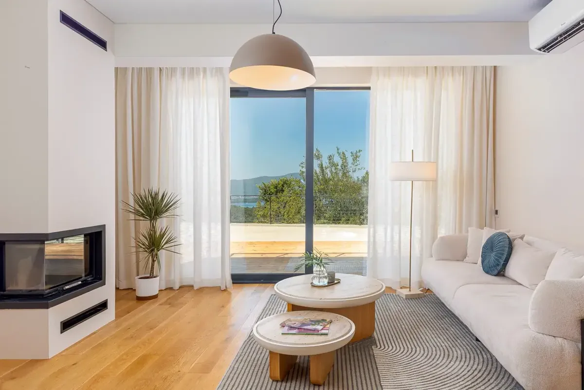 New two-room house with panoramic sea view, Kavač — property view 2