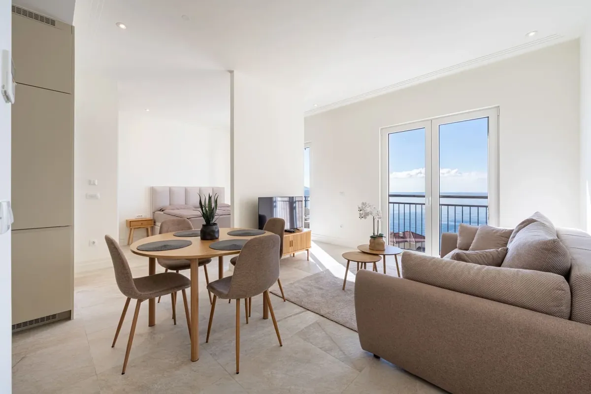 Modern studio apartment with sea view, Luštica Bay — property view 3