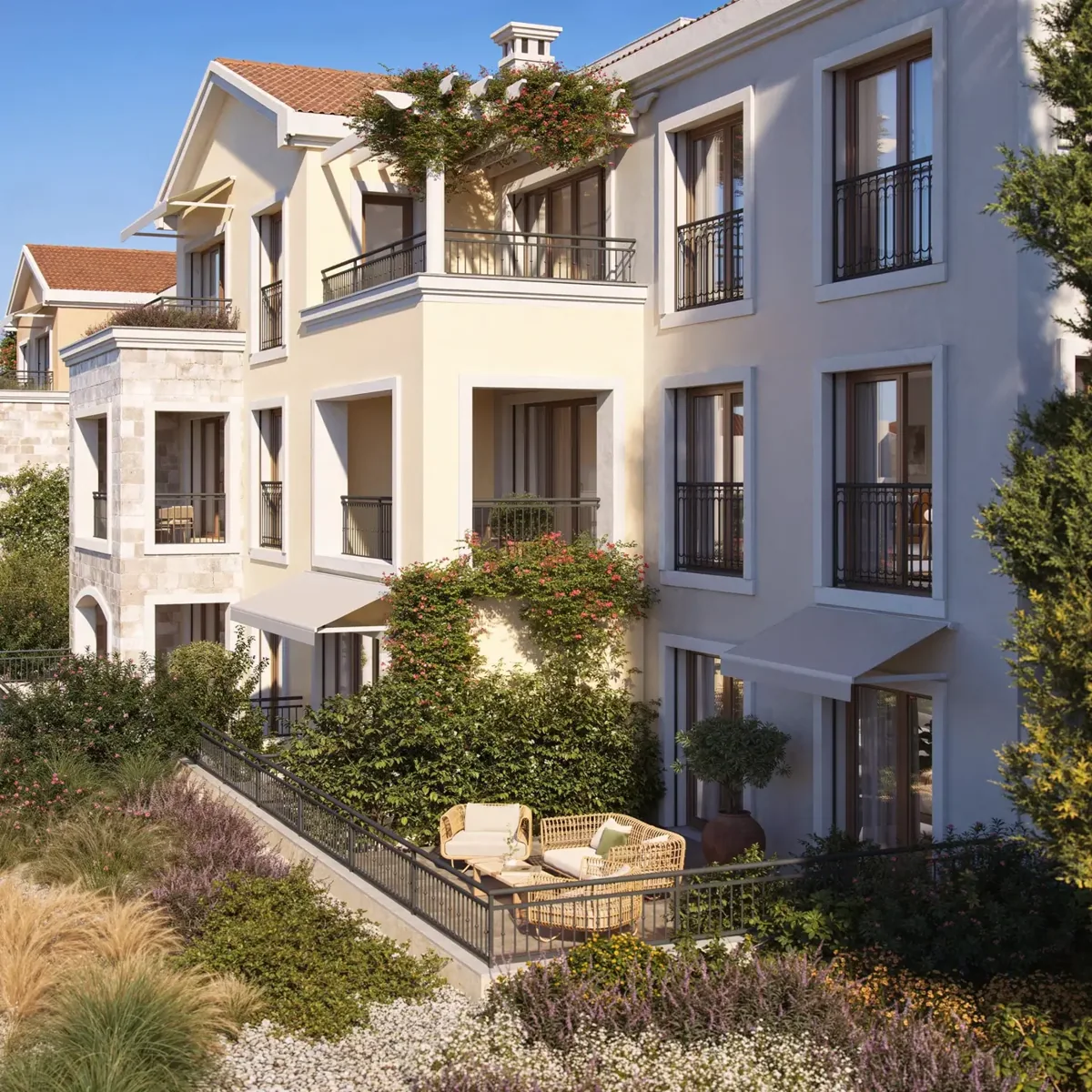 One-bedroom apartment with sea view, Central area, Tivat — property view 4