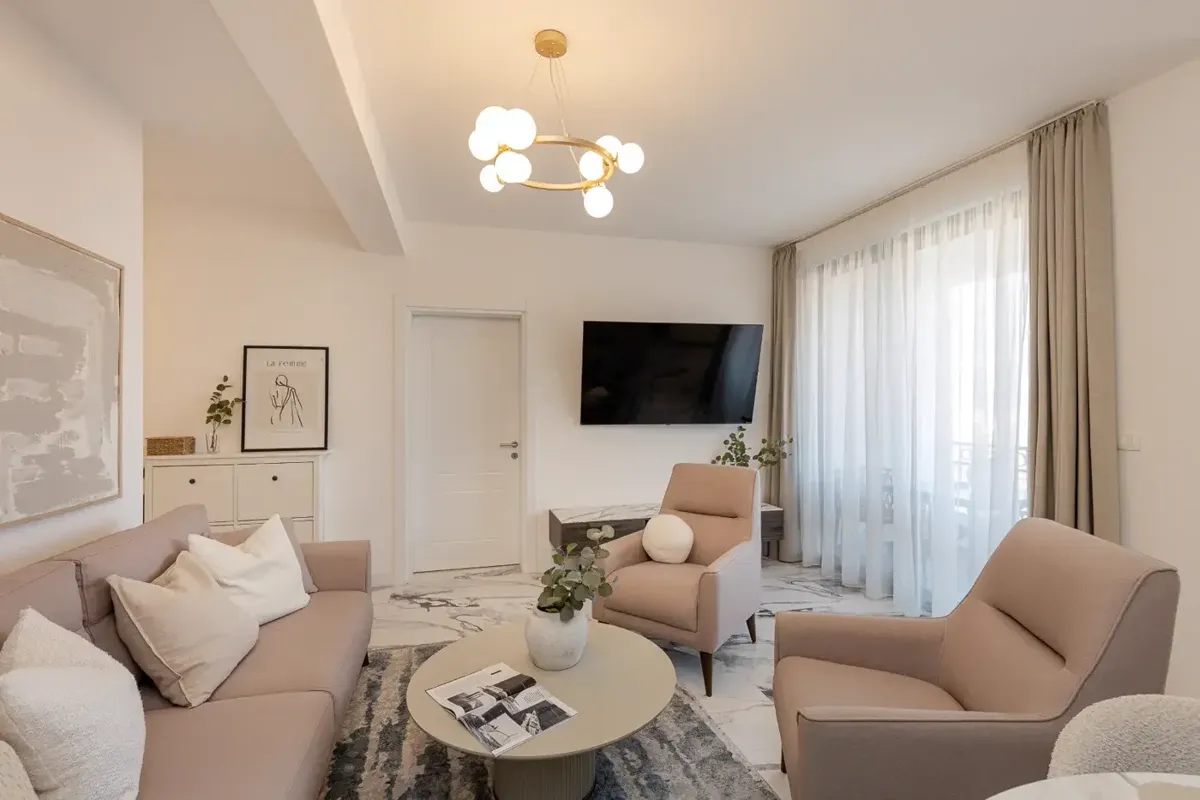 Furnished one-bedroom apartment near the Centrale zone, Radovići, Tivat — property view 5