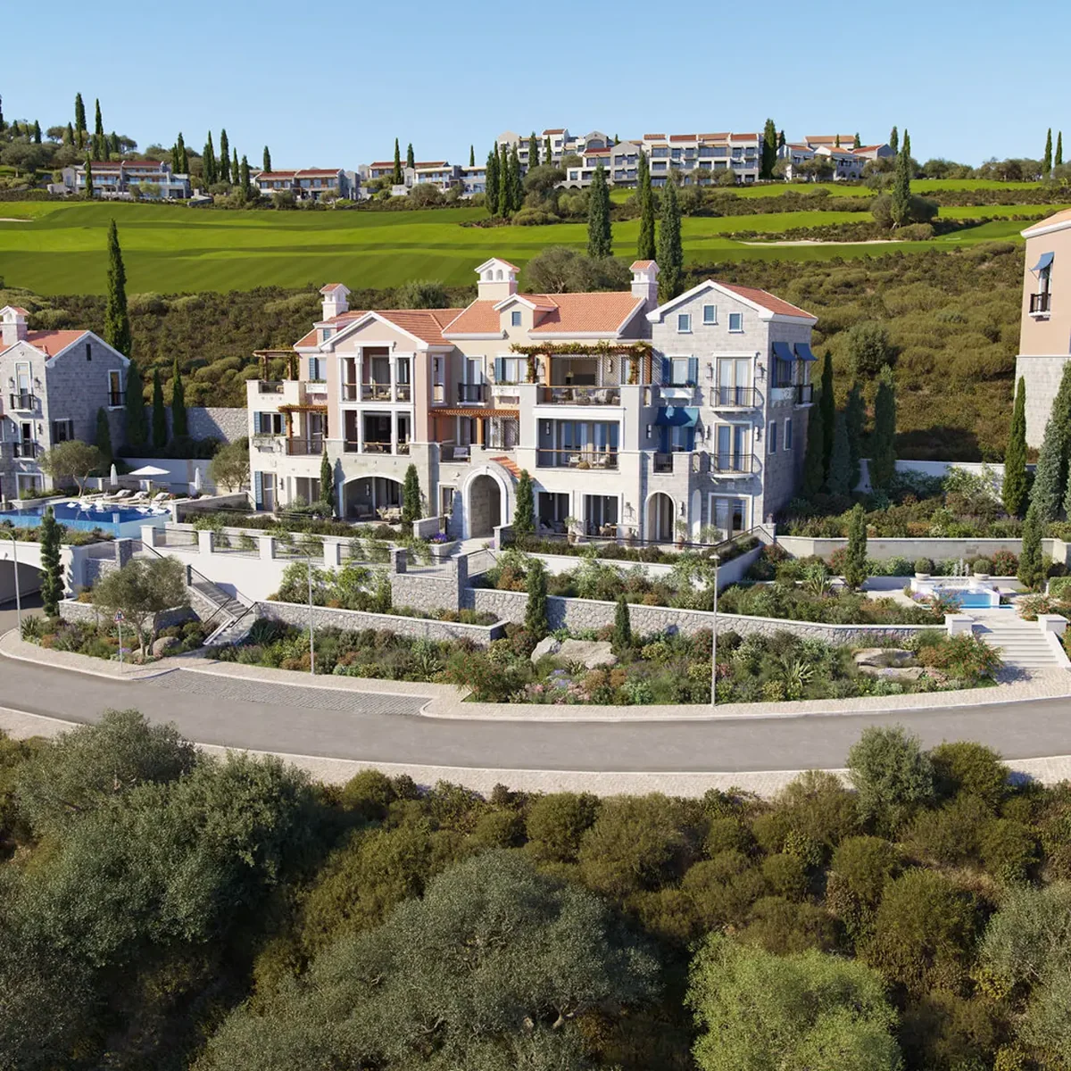 Studio apartment in Horizon settlement, Luštica Bay — property view 5