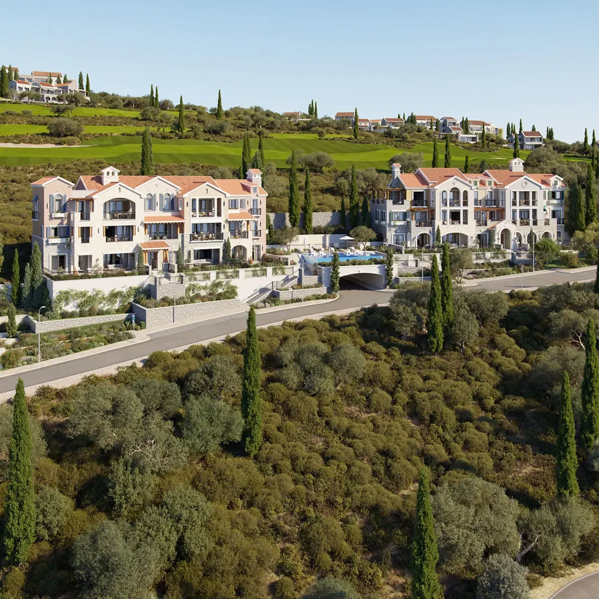 Studio apartment in Horizon settlement, Luštica Bay — property view 6