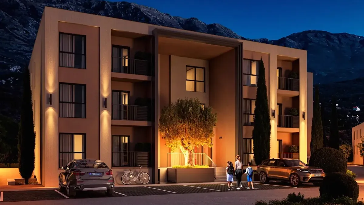 Modern residential complex in Tivat, Radanovići — property view 3