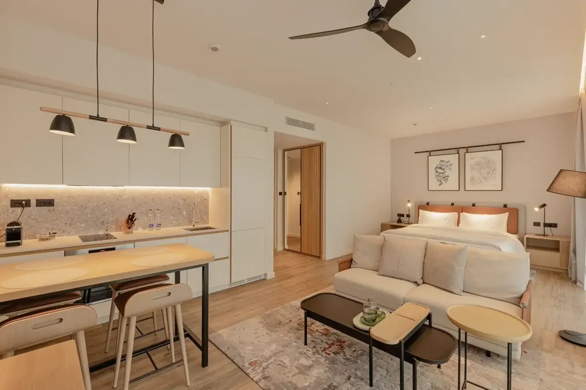 Furnished studio apartment Boka Place, Tivat — property view 5
