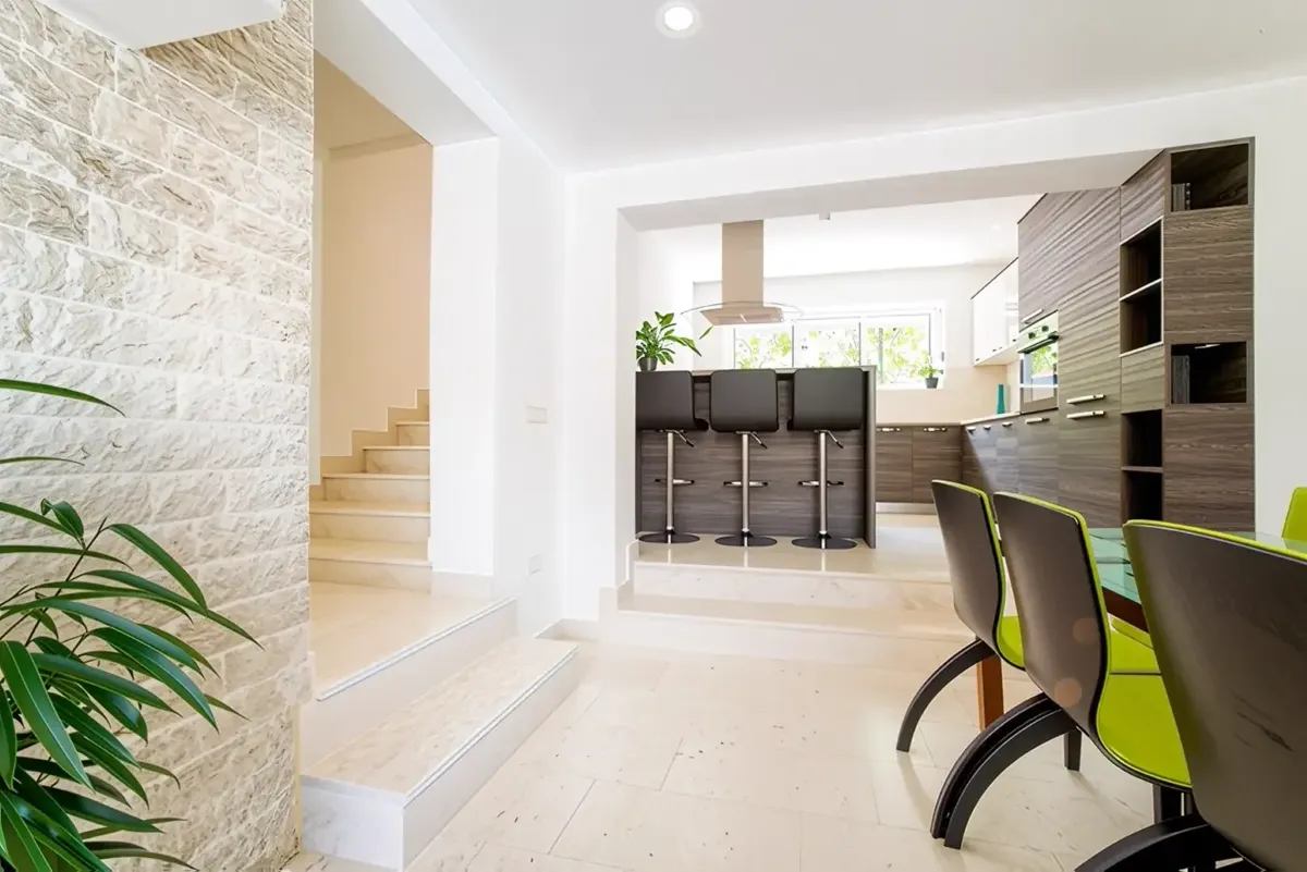 New villa with pool and open sea view, Stoliv — property view 6