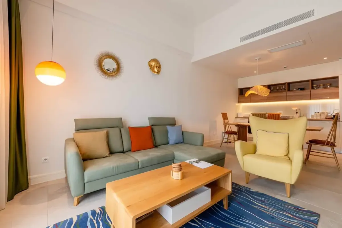 Modern one-bedroom apartment in the Centrale neighborhood, Luštica Bay — property view 3