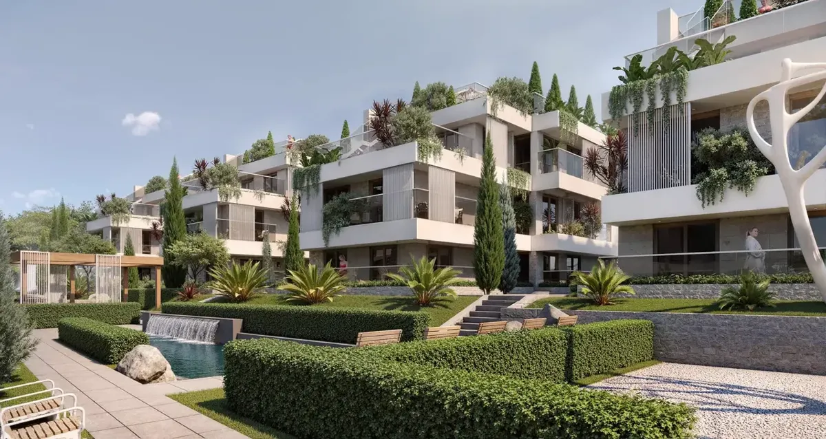 New apartments in a modern complex, Marici, Tivat — property view 2