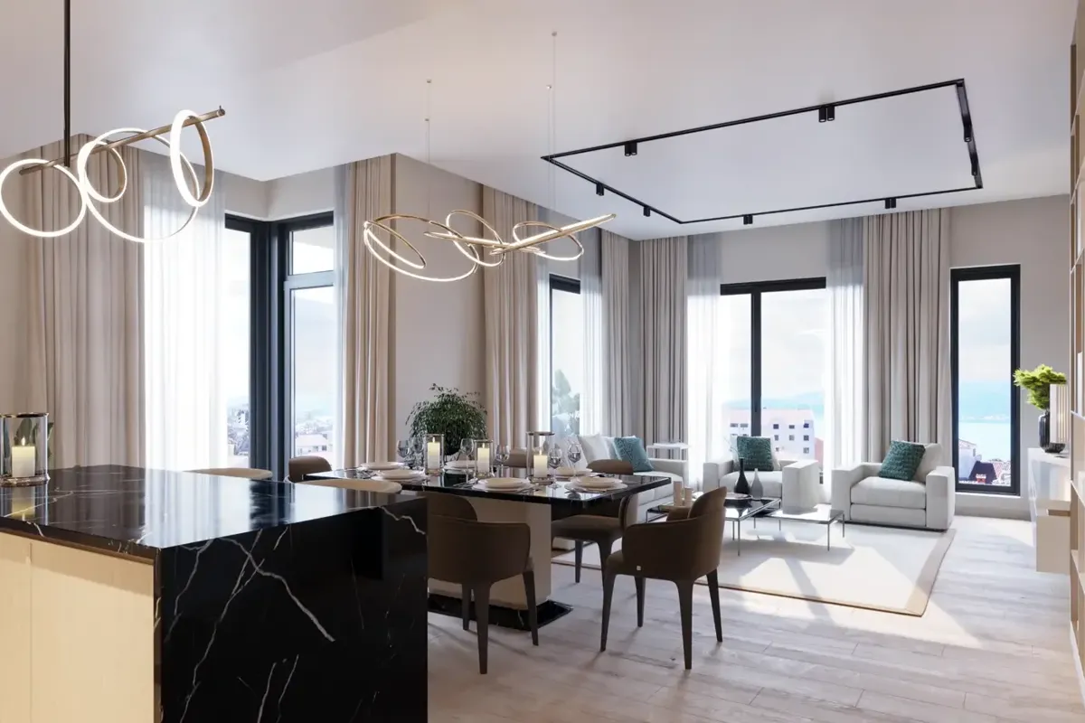 Two-bedroom apartment in the Tivat&Residences complex — property view 6