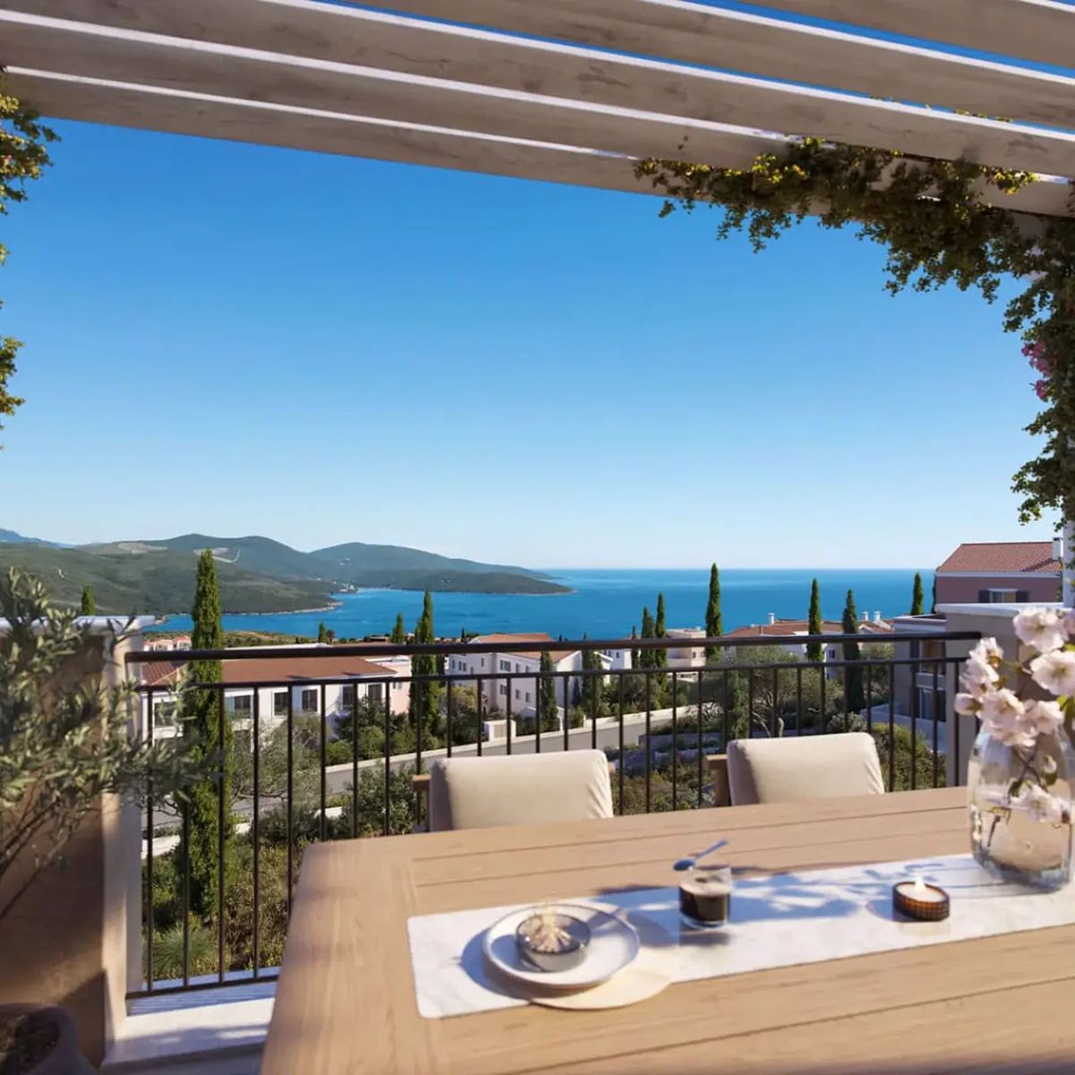 One bedroom apartment Heights Residences, Luštica Bay — property view 2