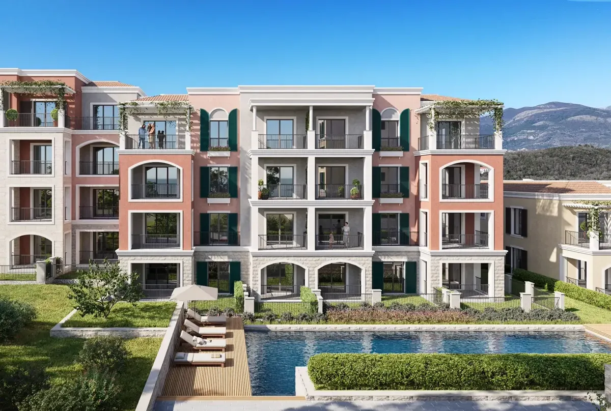 Two-bedroom apartment in the Central area, Lustica Bay, Tivat — property view 2