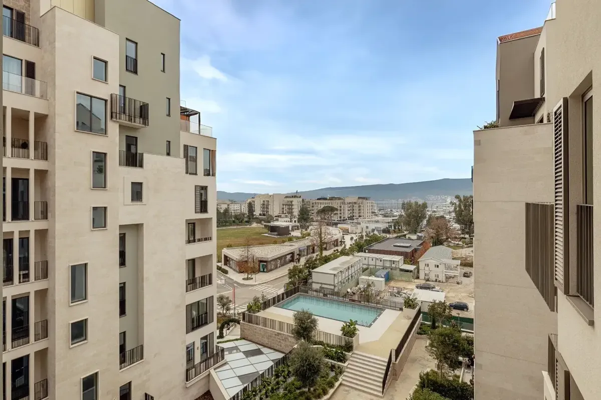 Furnished studio apartment Boka Place, Tivat — property view 2