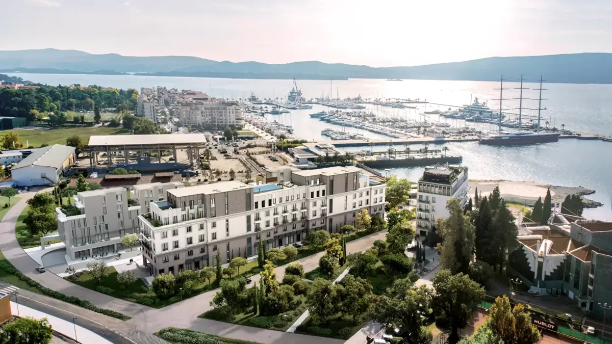 Modern one-bedroom apartment in a new luxury complex, Seljanovo, Tivat — property view 1