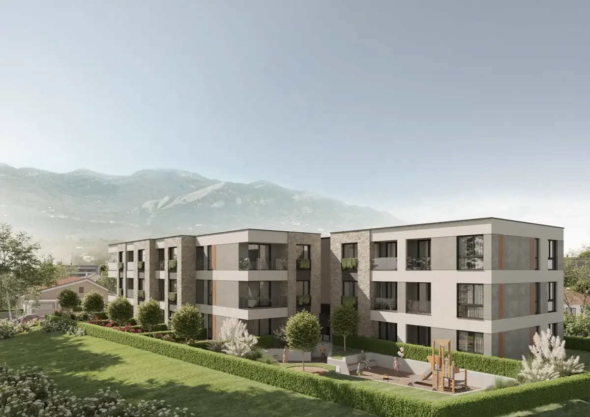 One-room apartment in a new residential complex, Radanovići, Kotor — property view 1