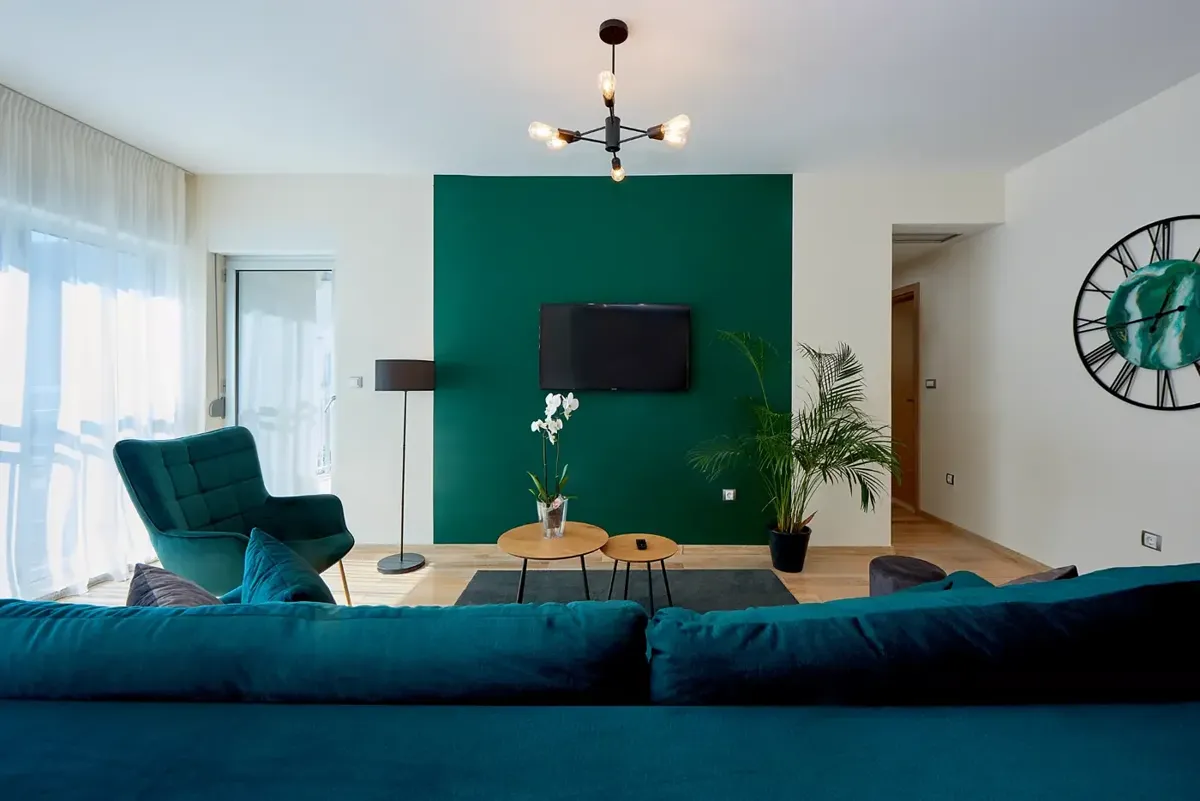 Furnished, two-bedroom apartment with partial sea view, Kotor — property view 4