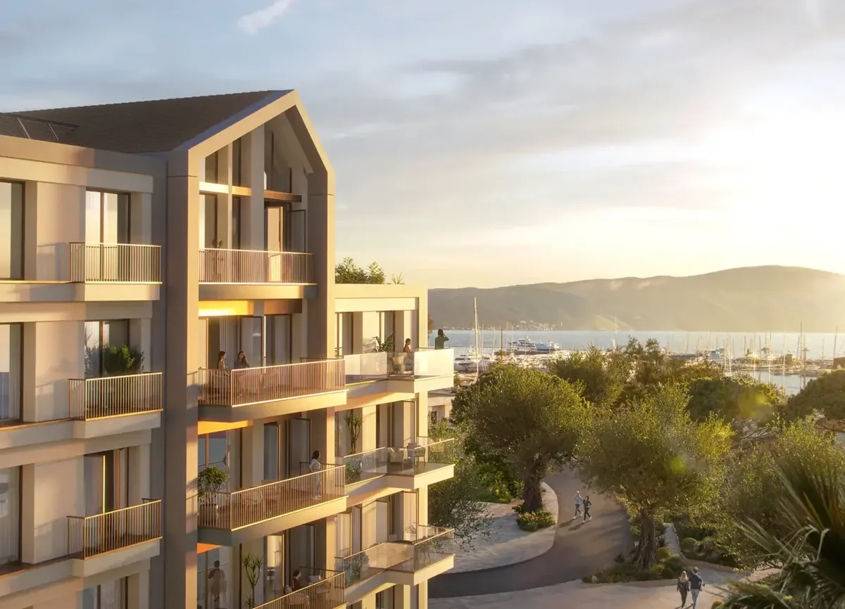 Studio apartment in the new Vero & Versa residences, Porto Montenegro — property view 2