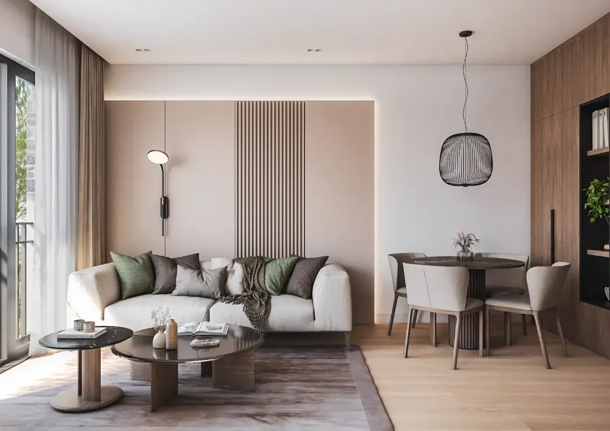 One-room apartment in a new residential complex, Radanovići, Kotor — property view 3