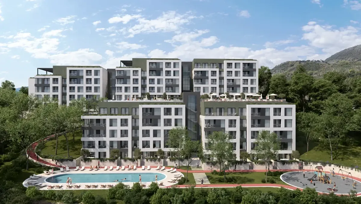 Two-bedroom apartment in a modern complex, Mrčevac, Tivat — property view 3
