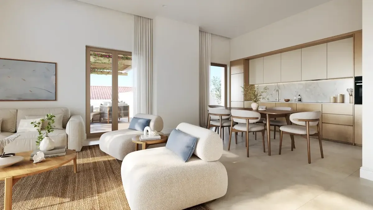One-bedroom apartment with a sea view in Marina Village, within the new Mirta residences. — property view 2