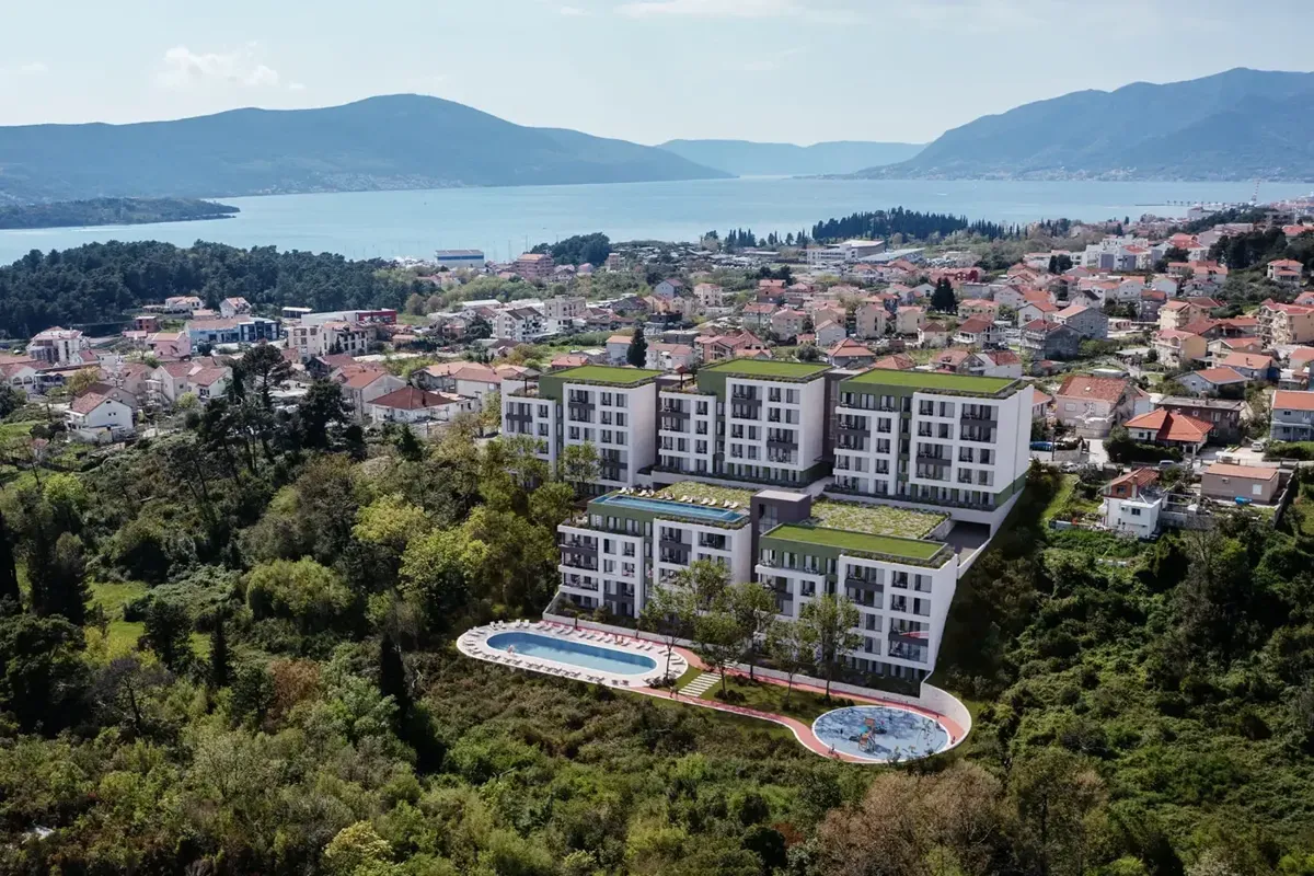 Two-bedroom apartment in a modern complex, Mrčevac, Tivat — property view 1