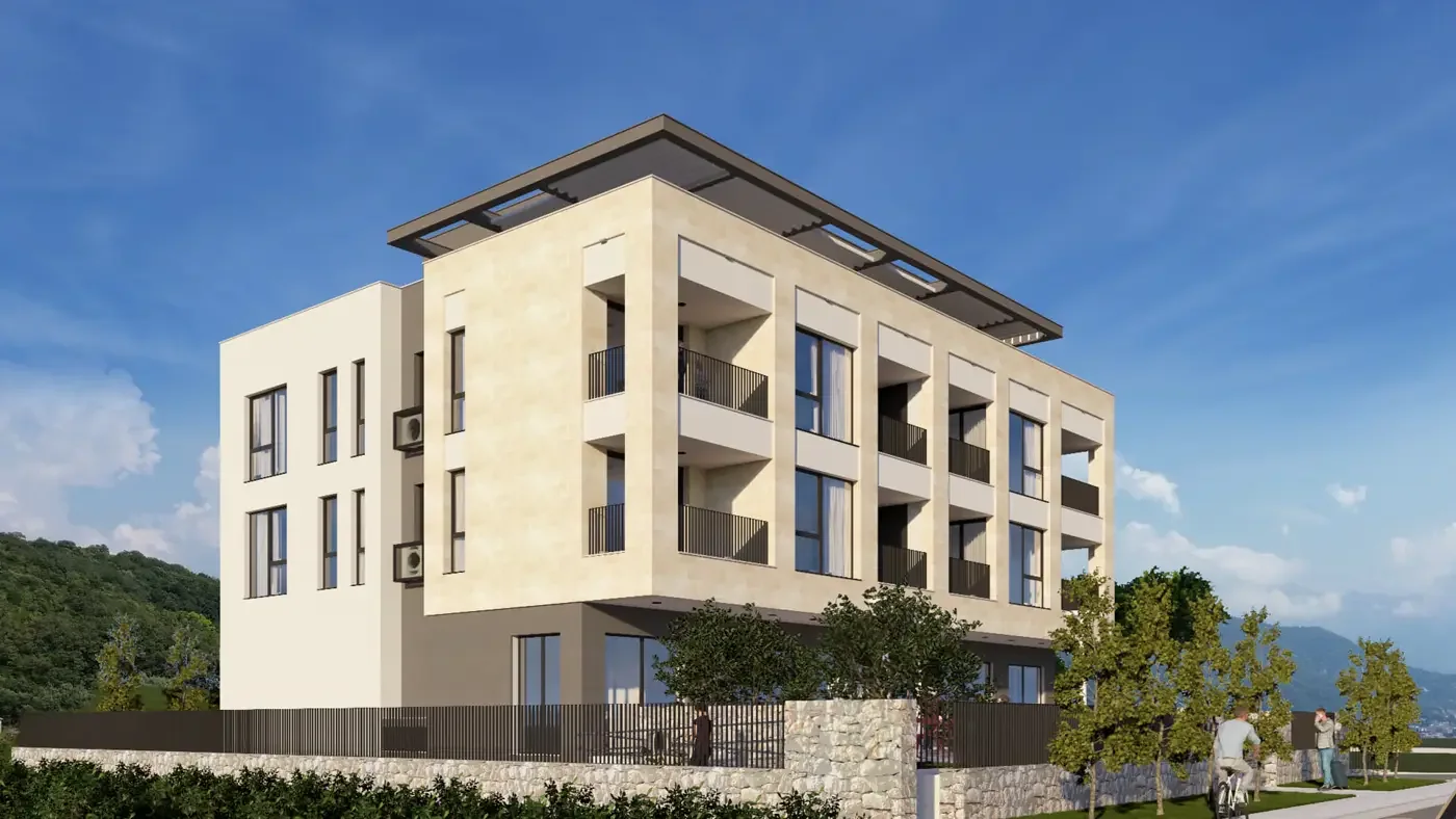 One-bedroom apartment with sea view, Bijela, Herceg Novi — property view 1